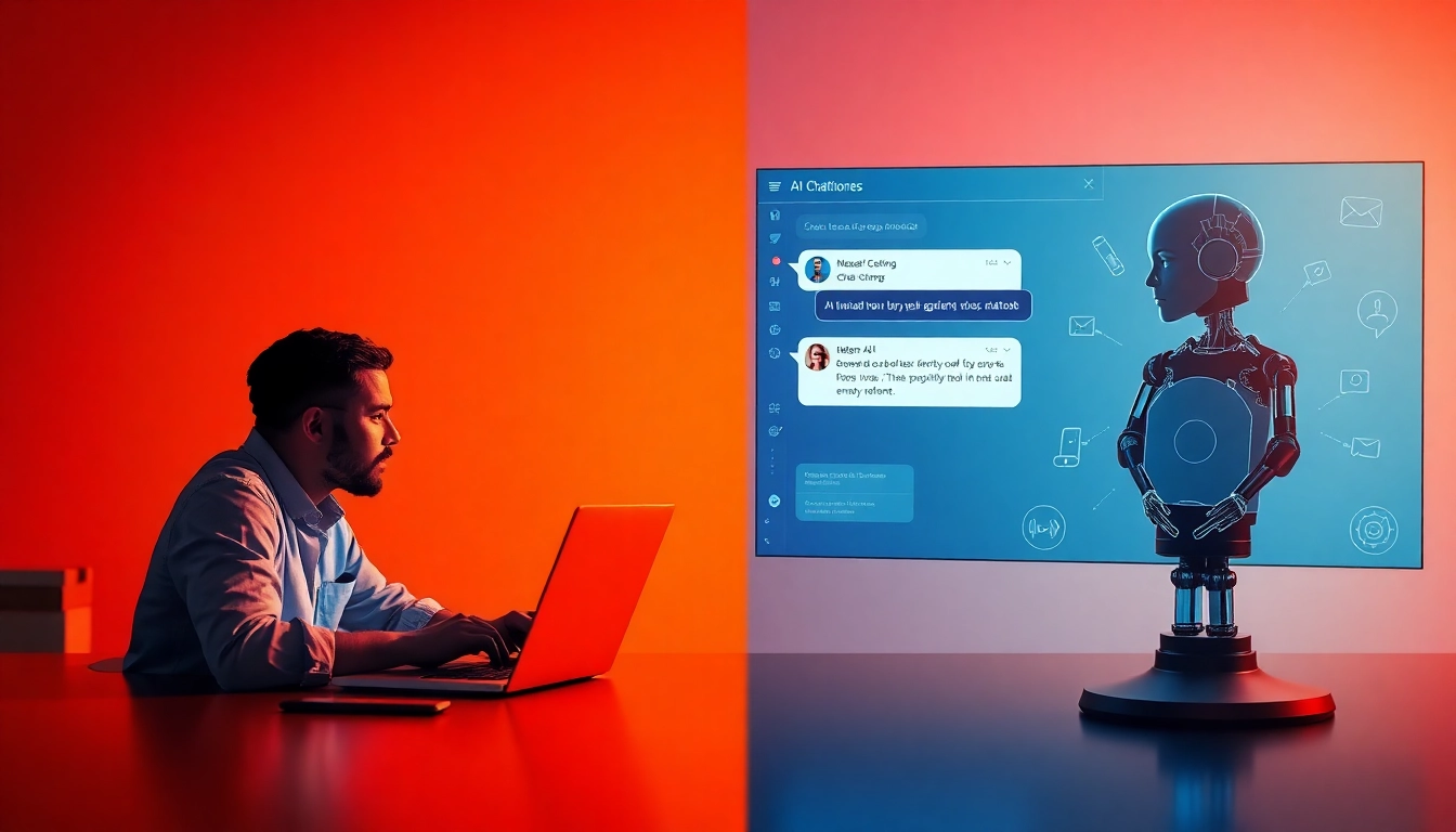 Engaging human or not chat conversation featuring a person and AI interface, illustrating discernment skills in AI tests.