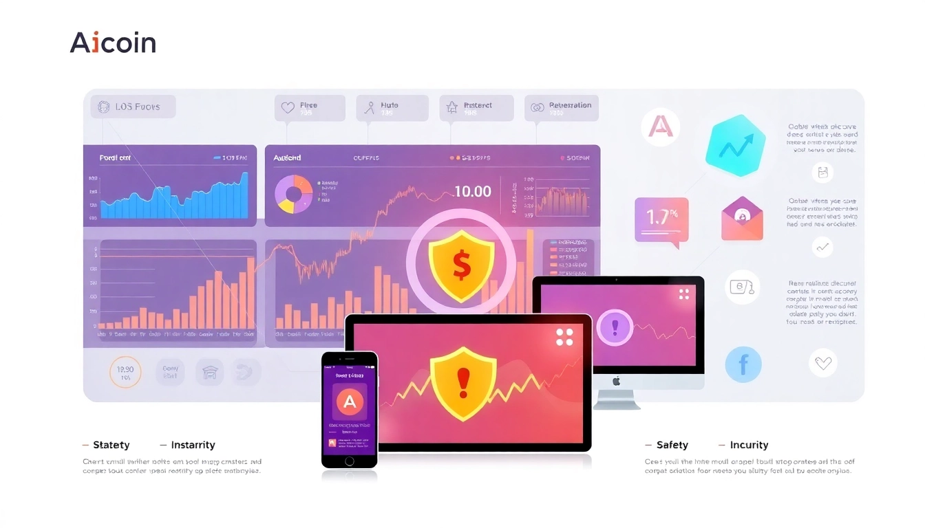 AICoin crypto market dashboard displaying live data, charts, and security features for seamless trading.