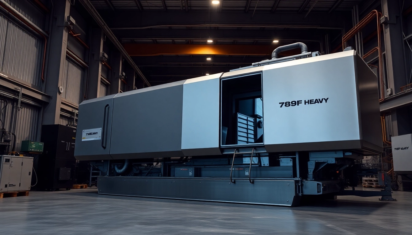 789F branded heavy-duty equipment showcase highlighting durability, innovation, and industrial strength for users seeking reliable machinery.