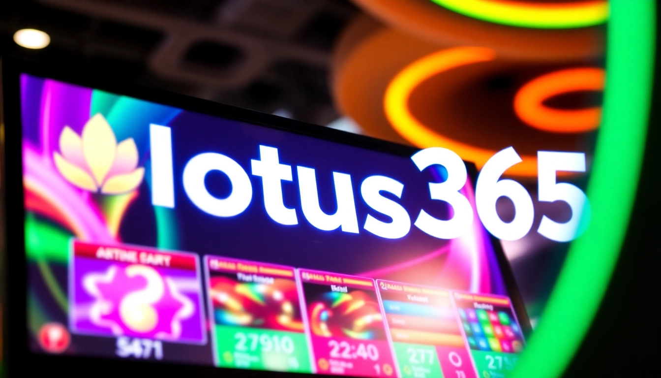 Lotus365 gaming platform showcasing live betting interface with engaging visuals and vibrant colors for user engagement.