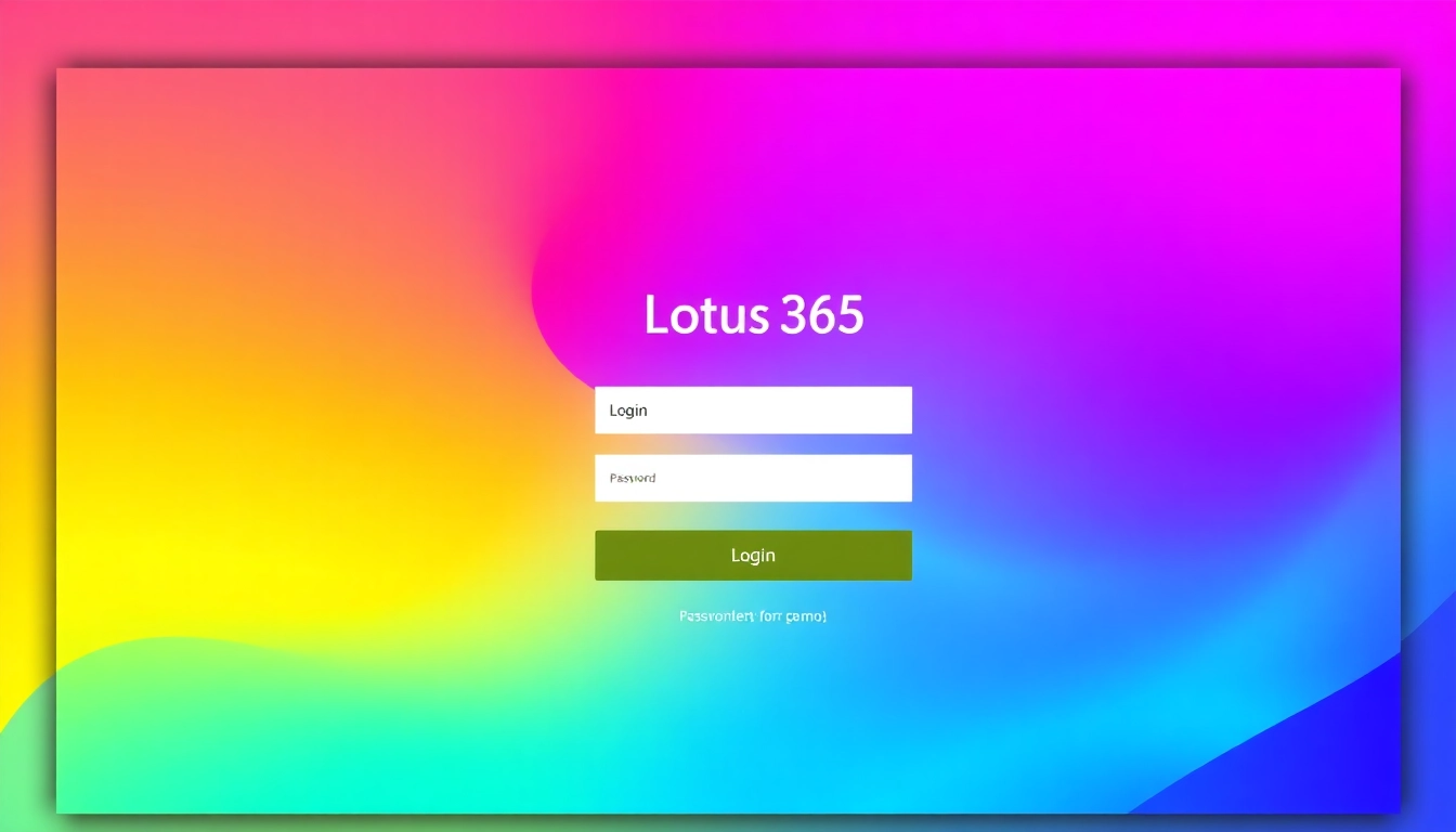 Secure Lotus365 Login portal interface with easy access to account management and password reset features, emphasizing user security.