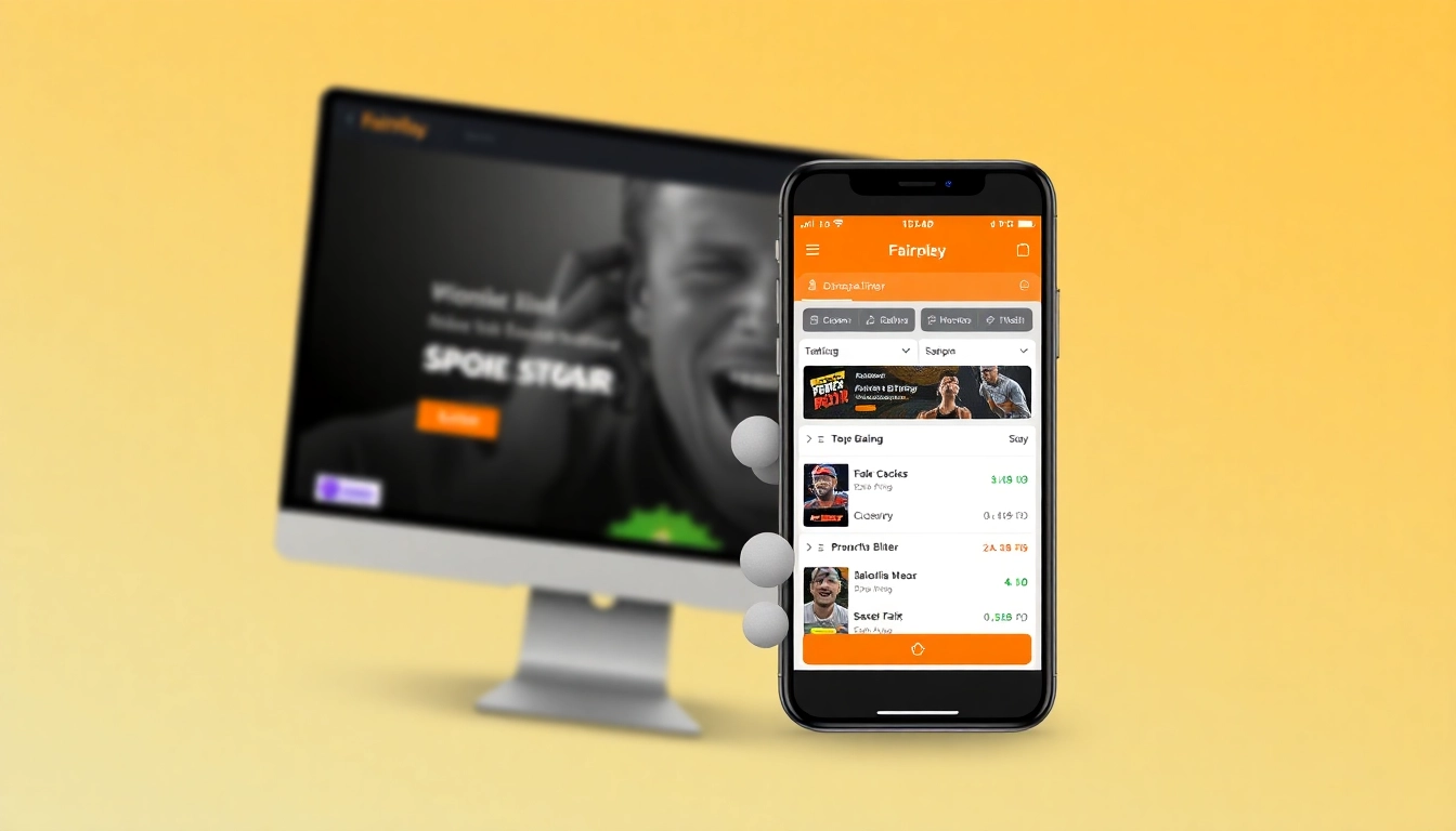 Fairplay login page with a vibrant orange and black theme, showcasing easy access to sports betting in India for accessibility.