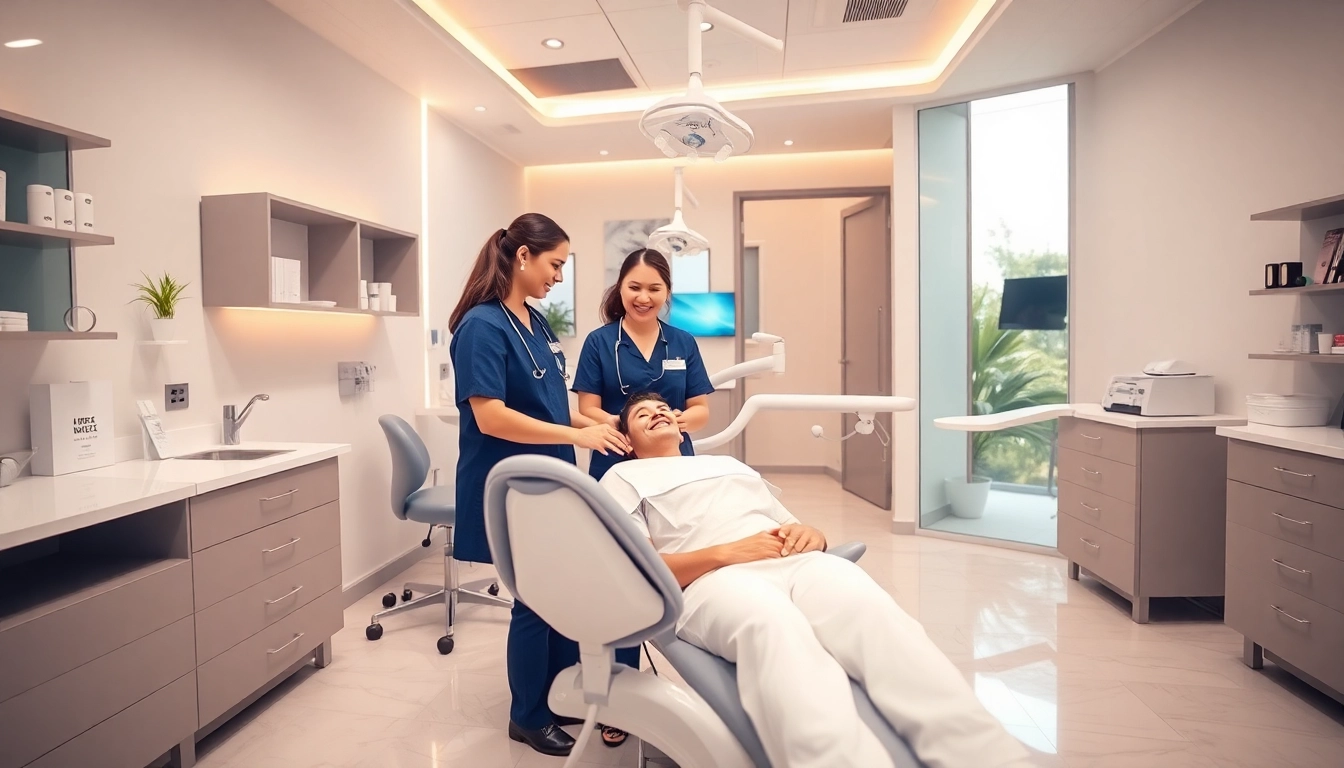 Ventura Bright Dental team providing friendly dental care while smiling in a welcoming clinic