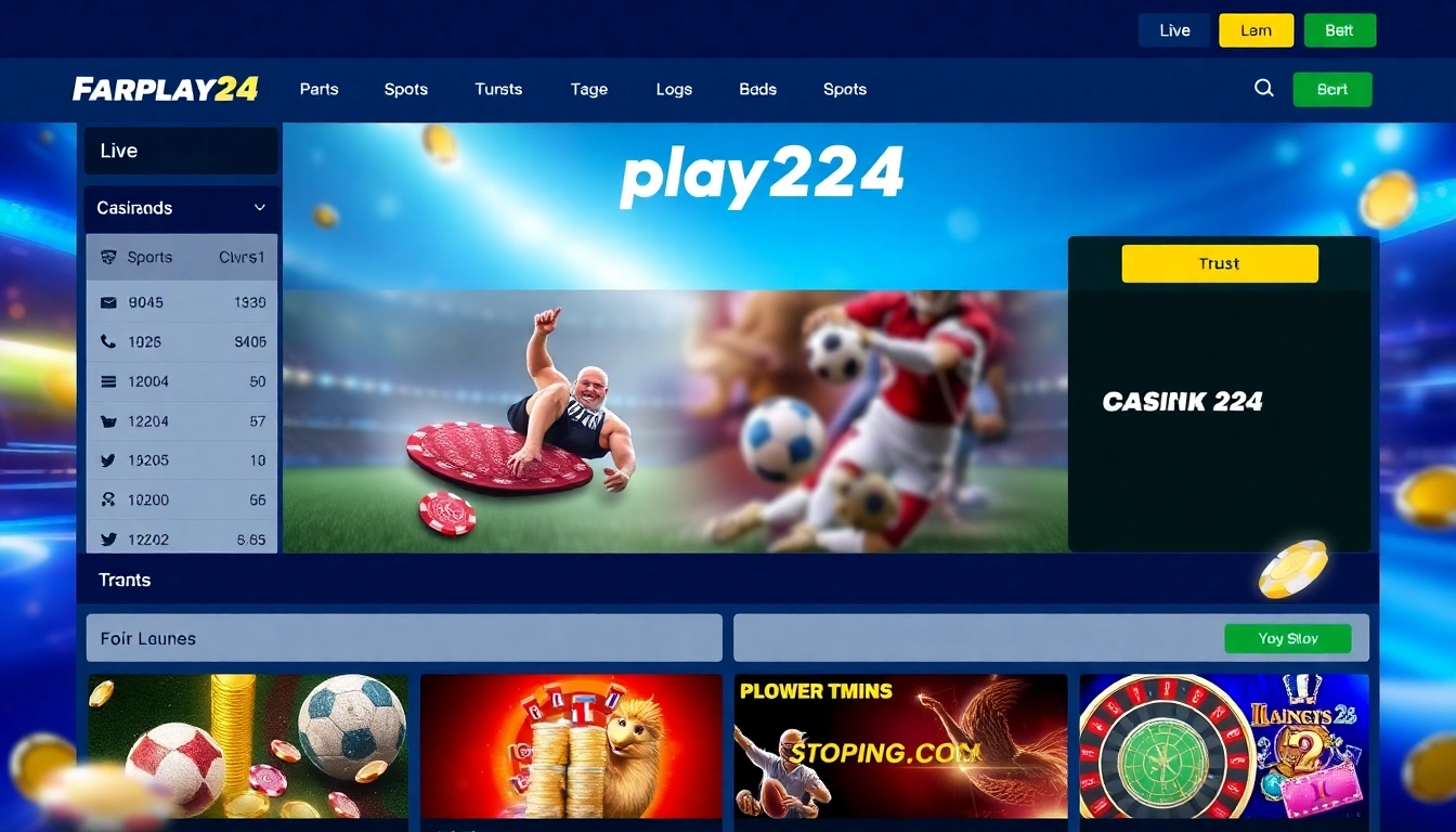Fairplay24 online betting platform featuring live sports and casino games for Indian players