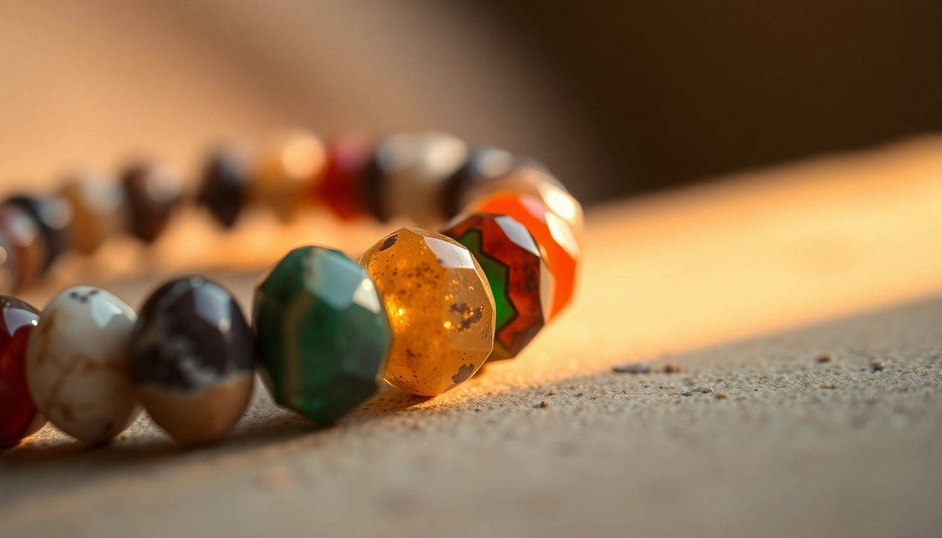 Vibrant natural stones create a stylish bransoletka z kamieni naturalnych, perfect for everyday