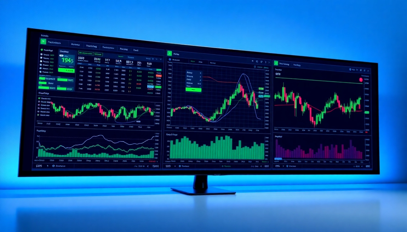 Trading view platform with real-time market charts and analytics for traders and investors to