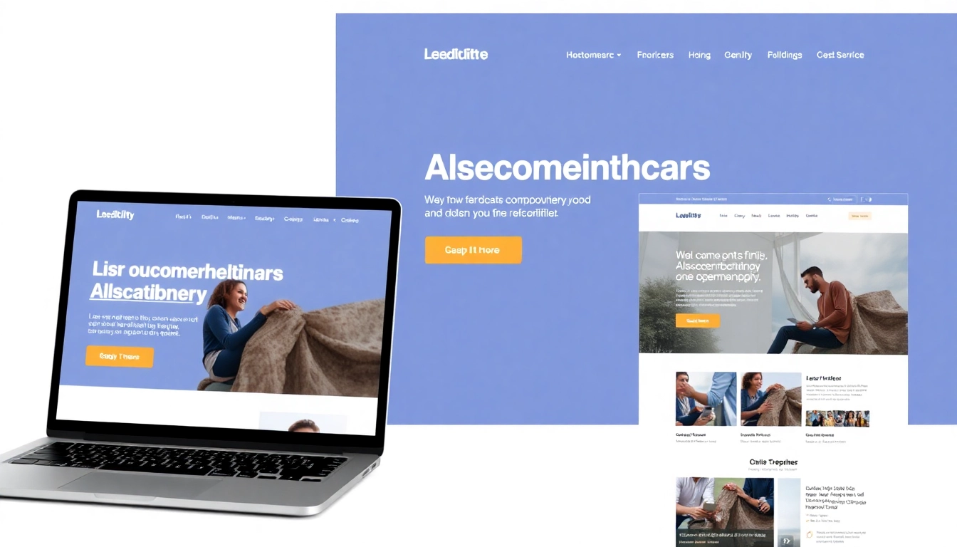 Create an image illustrating affordable paginas web baratas with responsive layouts and